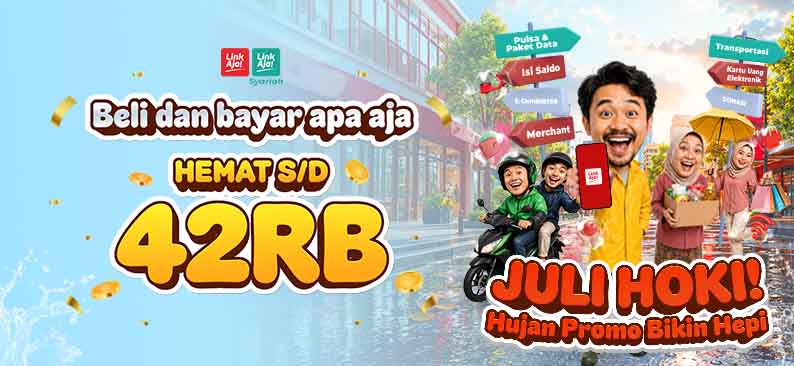Logo Promo & Diskon LinkAja Juli 2026 | LinkAja