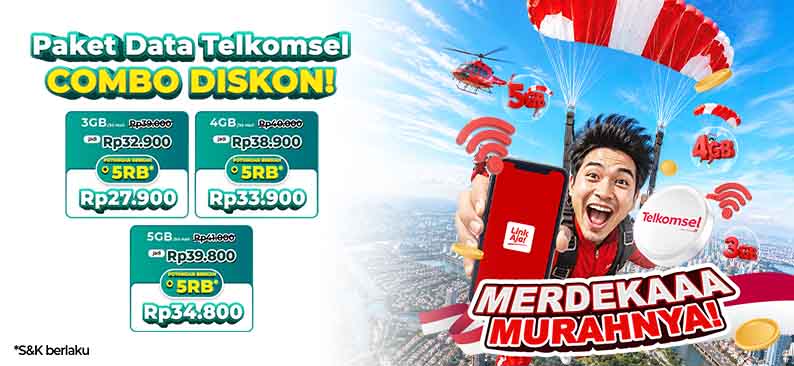 Logo Promo & Diskon LinkAja Agustus 2026 | LinkAja