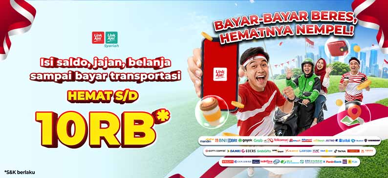 Logo Promo & Diskon LinkAja Agustus 2026 | LinkAja
