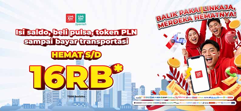Logo Promo & Diskon LinkAja Agustus 2026 | LinkAja