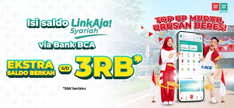 Logo Promo & Diskon LinkAja Agustus 2026 | LinkAja