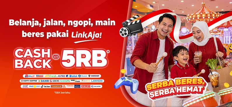 Logo Promo & Diskon LinkAja Agustus 2026 | LinkAja