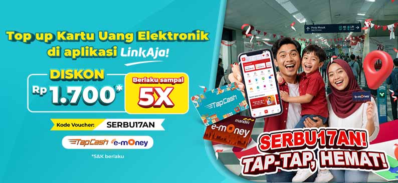 Logo Promo & Diskon LinkAja Agustus 2026 | LinkAja