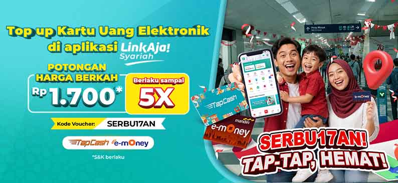 Logo Promo & Diskon LinkAja Agustus 2026 | LinkAja