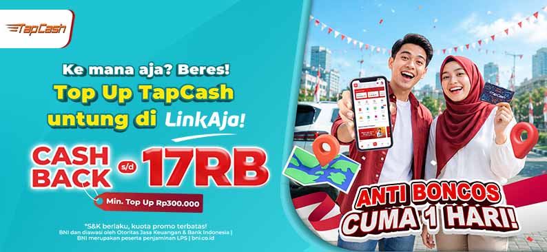 Logo Promo & Diskon LinkAja Agustus 2026 | LinkAja