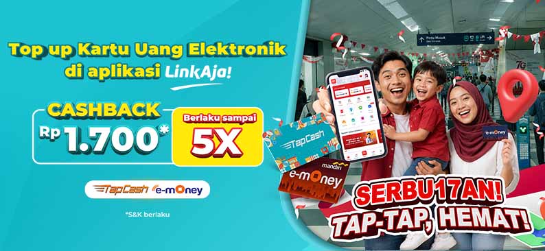 Logo Promo & Diskon LinkAja Agustus 2026 | LinkAja