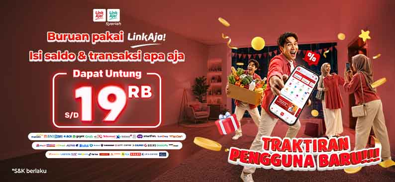 Logo Promo & Diskon LinkAja September 2026 | LinkAja