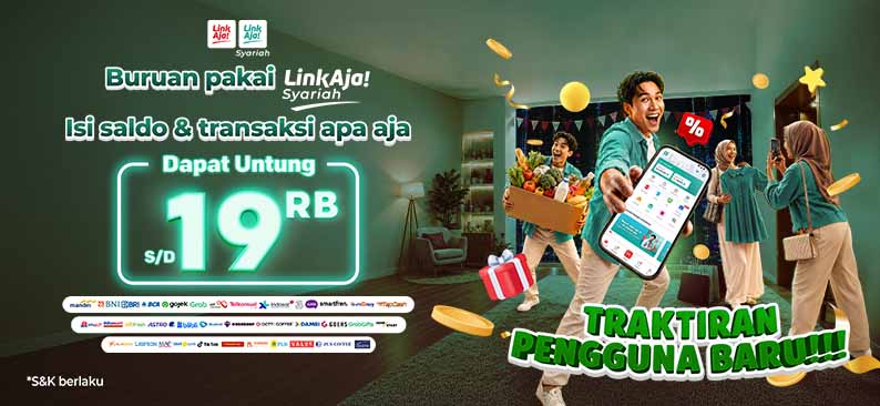 Logo Promo & Diskon LinkAja September 2026 | LinkAja