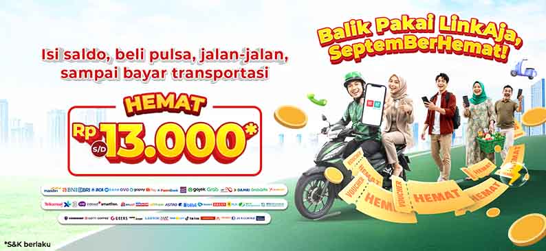 Logo Promo & Diskon LinkAja September 2026 | LinkAja