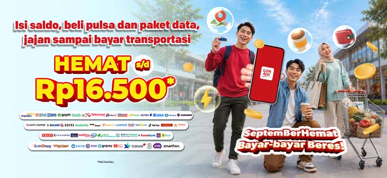 Logo Promo & Diskon LinkAja September 2026 | LinkAja