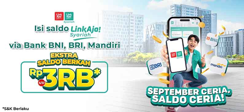 Logo Promo & Diskon LinkAja September 2026 | LinkAja