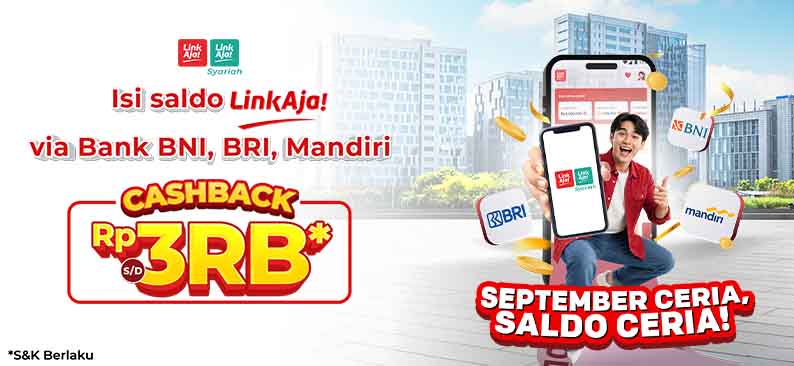 Logo Promo & Diskon LinkAja September 2026 | LinkAja