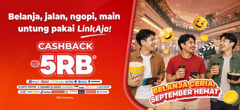 Logo Promo & Diskon LinkAja September 2026 | LinkAja