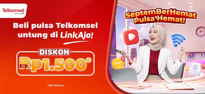 Logo Promo & Diskon LinkAja September 2026 | LinkAja